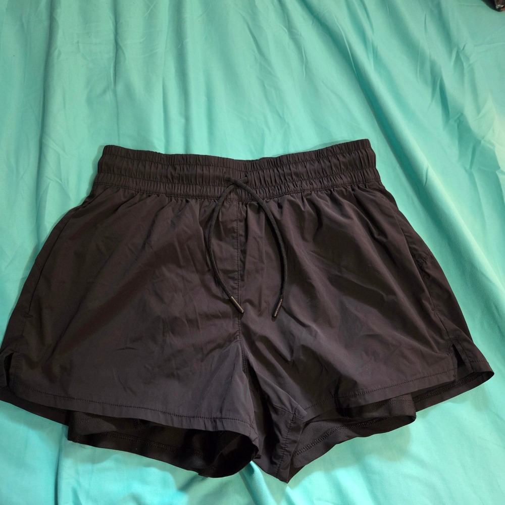 Spyder‎ Active Mens Black 2-in-1 Running Shorts Built-in Liner Small SP553U